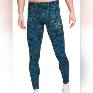 Nike Dri-Fit Challenger Sanctuary Training Tights Men's XL Blue FB9034-406 New